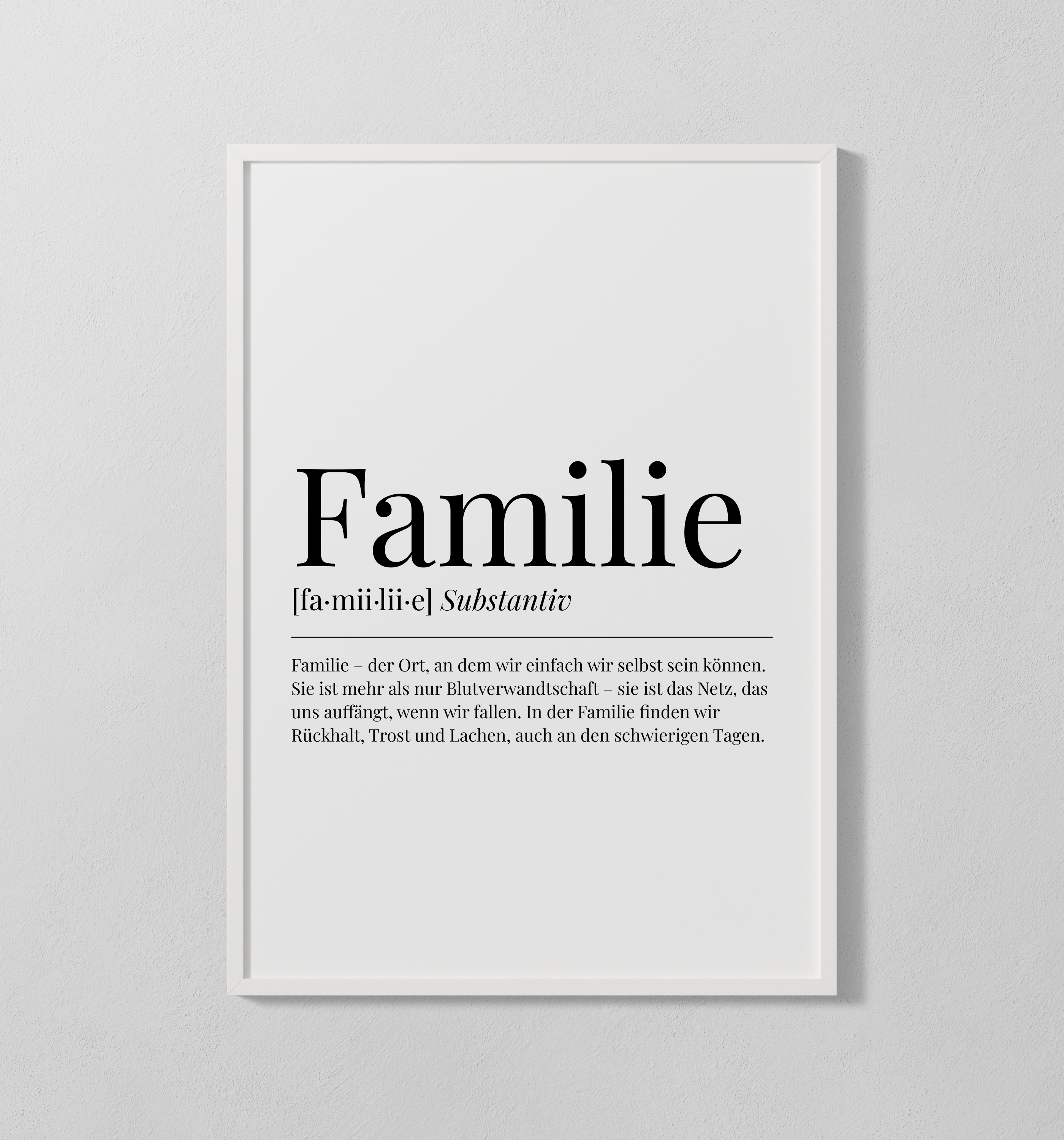 Familie | Poster